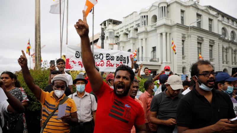 sri lanka protest