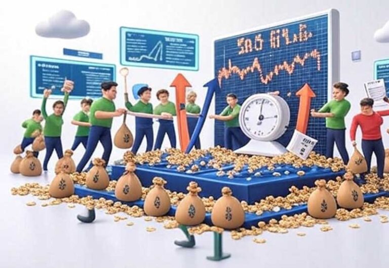How are stock prices calculated